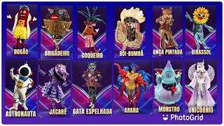 Todas as revelações do The Masked Singer Brasil 1ª temporada [upl. by Enialedam743]