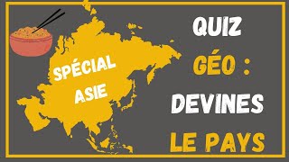 Quiz devines le pays spécial Asie  Y arriverezvous [upl. by Alleroif]