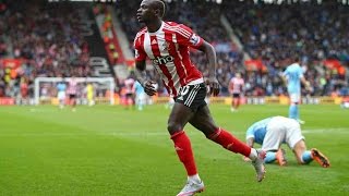 Sadio Mane Hat trick All Goals Southampton vs Manchester City 41 April 2016 [upl. by Adnorahc424]