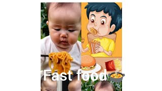 Baby good morning nashta hi nashta 🍝🥗🍱 eating time fast food [upl. by Kienan874]