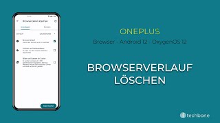 Browserverlauf löschen  OnePlus Android 12  OxygenOS 12 [upl. by Harihat926]