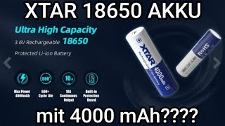 XTAR 18650 Akku 4000mAhMX4 Multifunktionsladegerät Review Test Charger AA AAA 21700 14500 LIFEP04 [upl. by Aerdnu724]