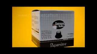 CIALDE CAPSULE ESPRESSO ITALIA SUPERIORE COMPATIBILI NESPRESSO MINIVIDEO [upl. by Anitnatsnoc]