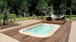 Miniwater  son plancher escamotable by Aquilus  piscine  spa [upl. by Margret]