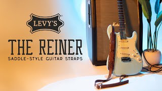 Levy’s REINER Series Leather Guitar Straps [upl. by Geithner]