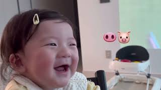 Vlog  Baby vlog712months Baby Seungjuu [upl. by Noired]