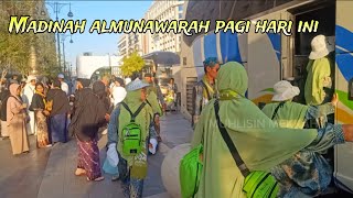 Suasana kota Madinah almunawarah pagi hari ini [upl. by Nyret]