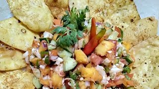 Mexican Mango Salsa With Mexican Tacos Recipe By Local Chefs At Home [upl. by Nryhtak]