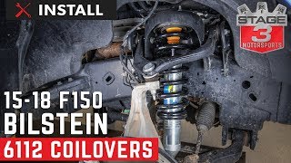 20152020 F150 Bilstein B8 6112 Front Suspension Kit Install [upl. by Kristian45]