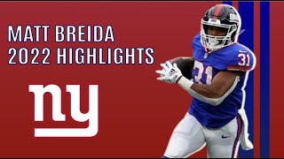 Matt Breida 2022 Highlights [upl. by Tybalt]