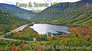 Artists Bluff Hike in Franconia Notch State Park in New Hampshire [upl. by Dej138]