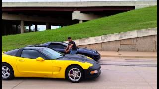 C5 vette vs trans am race for cash [upl. by Ramak]