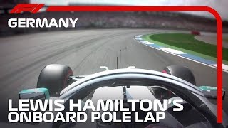 Lewis Hamilton Takes Pole At Hockenheim  2019 German Grand Prix  Pirelli [upl. by Quintus780]