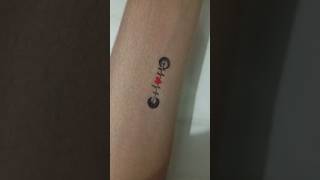 Temporary tattooshortvideo [upl. by Alaet]