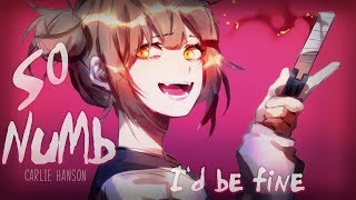 Nightcore ↬ Numb lyrics [upl. by Odnumyer297]