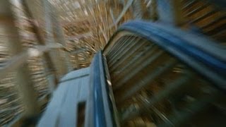 Ghostrider Roller Coaster POV Knotts Berry Farm 1999 [upl. by Gladwin20]