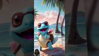 WARTORTLE  EVOLUTION OF SQUIRTLE  POKEMON pikachu evolutionpokemon squirtle pokemon wartortle [upl. by Icat]