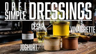 Drei schnelle Dressings – Stephan Schnieder kocht [upl. by Ardien]