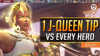 1 JUNKER QUEEN TIP for EVERY HERO ft Akashoverwatch [upl. by Aurita]