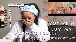 BTS 방탄소년단 BOY WITH LUV REACTION  MAP OF THE SOUL PERSONA FIRST LISTEN ✿ [upl. by Aryek421]