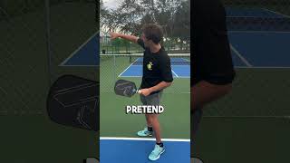 How to hit slice in Pickleball [upl. by Dualc858]