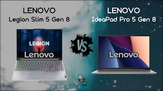 Lenovo Legion Slim 5 vs IdeaPad Pro 5 2023 [upl. by Namie]