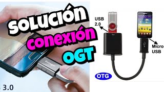 Teléfono no Reconoce Cable  Adaptador OTG [upl. by Gustin]