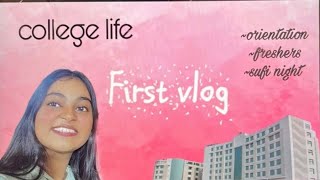 FIRST VLOG✨❤️COLLEGE LIFEVIPS [upl. by Haiasi827]