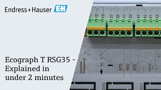 Ecograph T RSG35  Explained in under 2 minutes [upl. by Lugar170]