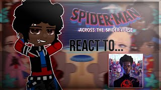 Spider Man ATSV react to  Человек Паук ПВ реагируют на  part 1  RUSENG  🕷🕸 [upl. by Ailedua]