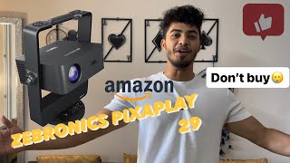 ZEBRONICS PIXAPLAY 29 Smart Projector 6500 Lumens Dolby Audio 4K Support [upl. by Rovaert]