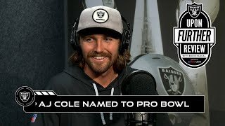 AJ Cole’s Instant Reactions to Third Career Pro Bowl Selection  Raiders  NFL [upl. by Bolten190]