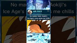 aokiji ice age onepiece otaku anime aokiji shorts [upl. by Amerd]