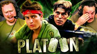 PLATOON 1986 MOVIE REACTION FIRST TIME WATCHING Charlie Sheen  Willem Dafoe  Movie Review [upl. by Innaig]