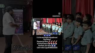 A Visual Journey of Space most highly enjoyable and Educational Planetarium Show In School Campus [upl. by Sabian]