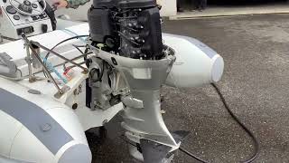 Honda BF50 outboard engine run [upl. by Asyar15]