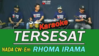 TERSESAT RHOMA IRAMA  KARAOKE NO VOKAL  NADA WANITA [upl. by Whitby]