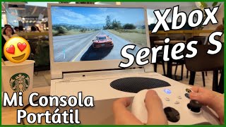 Compré una Xbox Series S y la Convertí en mi Consola Portátil 😍 GStory Monitor [upl. by Annil]