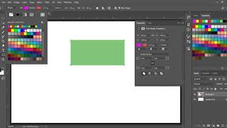 RECTANGLE TOOL  Adobe Photoshop Tutorial [upl. by Clarey]