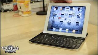 Review Logitech Keyboard Case by Zagg for iPad 2 [upl. by Aicatsanna964]