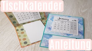 Tischkalender selber basteln ✿ Geschenkidee ✿ Kalender basteln ✿ Basteln mit Papier [upl. by Nnyloj940]