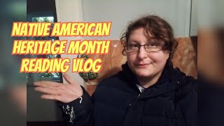 native american heritage month reading vlog [upl. by Rance]