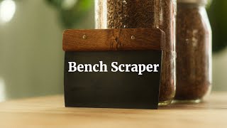 DIY Bench Scraper  Walnut amp Brass Pins [upl. by Yellehs385]