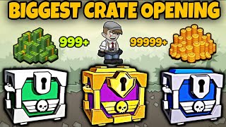 BIGGEST CRATE OPENING IN MINI MILITIA 2 [upl. by Audrie767]