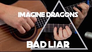 Kelly Valleau  Bad Liar Imagine Dragons  Fingerstyle Guitar [upl. by Beedon]