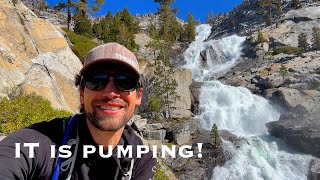 Horsetail Falls My Favorite Waterfall around Tahoe through my Eyes The Trail is Treacherous [upl. by Ocir378]