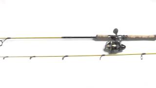 Eagle Claw Powerlight Spinning Rod and Reel Combo  2Piece 66quot 410wt [upl. by Yrtua]