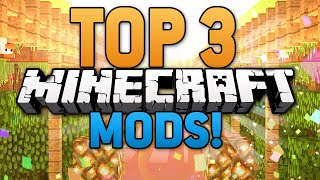 TOP 3 Minecraft MODS  CraftingPat [upl. by Ifok]