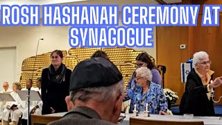 Attending Rosh Hashanah Eve Ceremony at Synagogue [upl. by Gilliette]