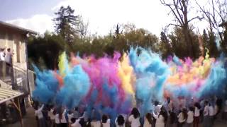 COLLEGE LESTONNAC FETE HOLI 2016 [upl. by Comfort]